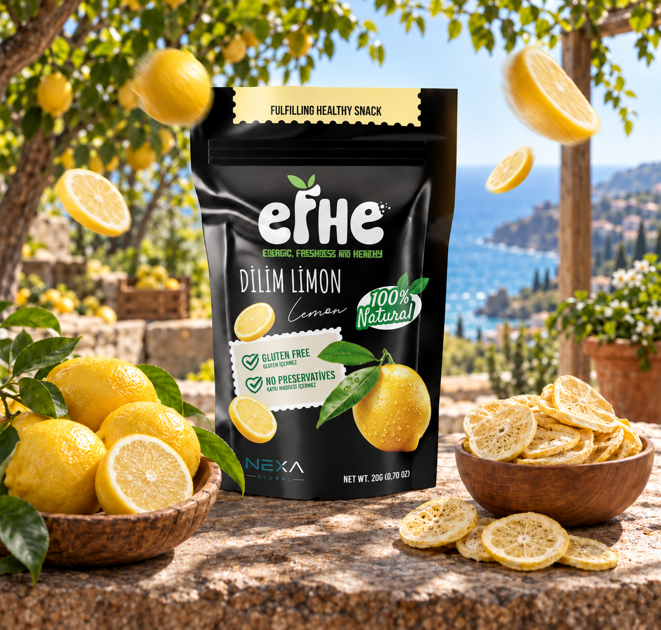 Dondurularak Kurutulmuş Limon 20 g