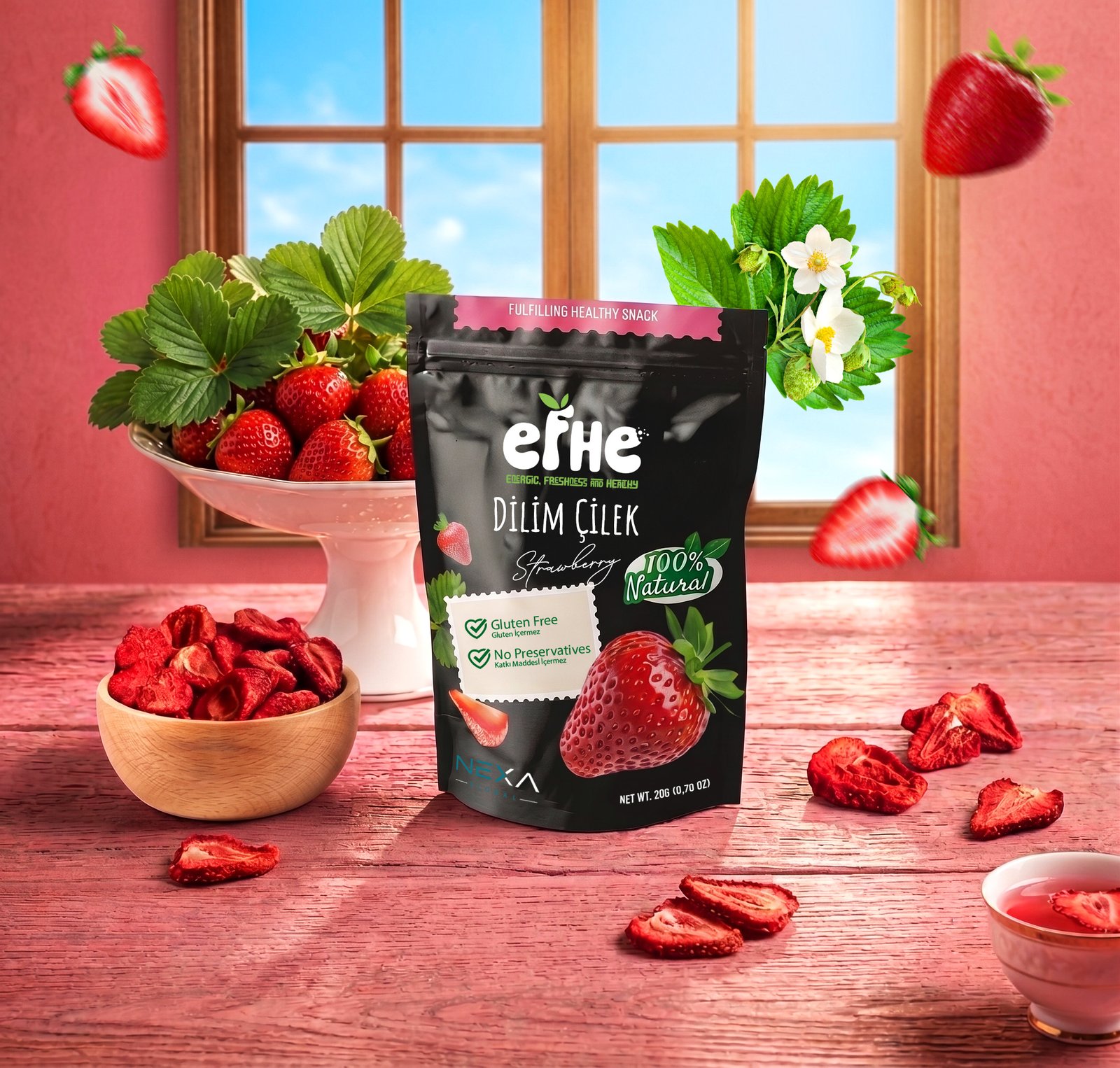 EFHE Freeze-Dried Meyve Dilimleri