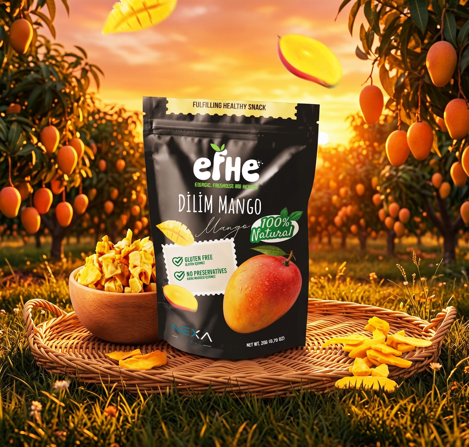Dondurularak Kurutulmuş Mango 20 g