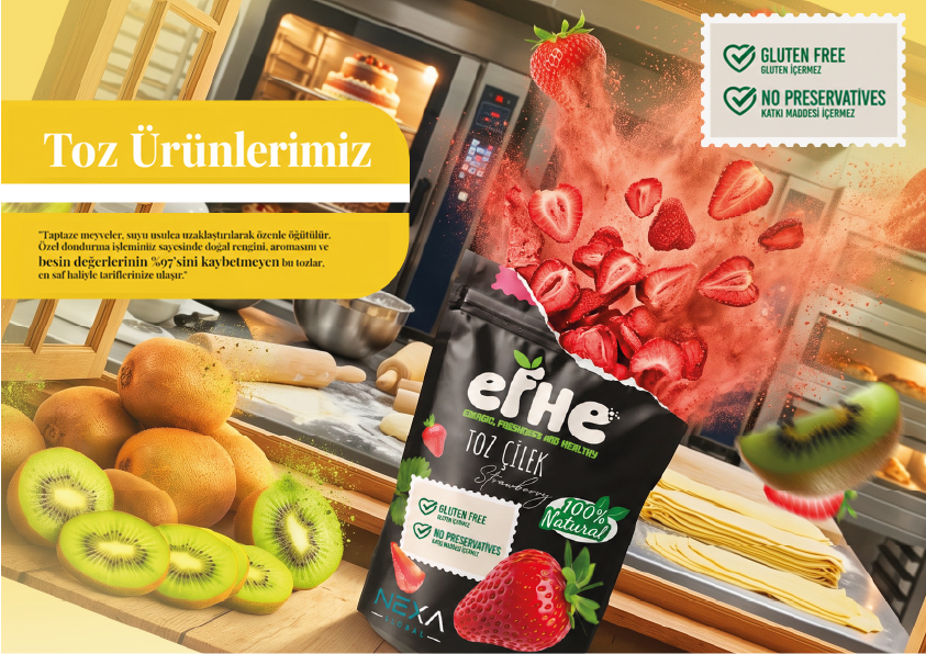 EFHE Freeze-Dried Meyve Tozları