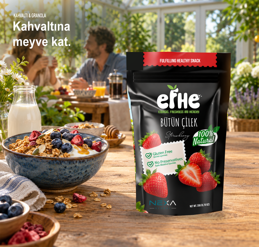 Kahvaltıda EFHE meyveleri